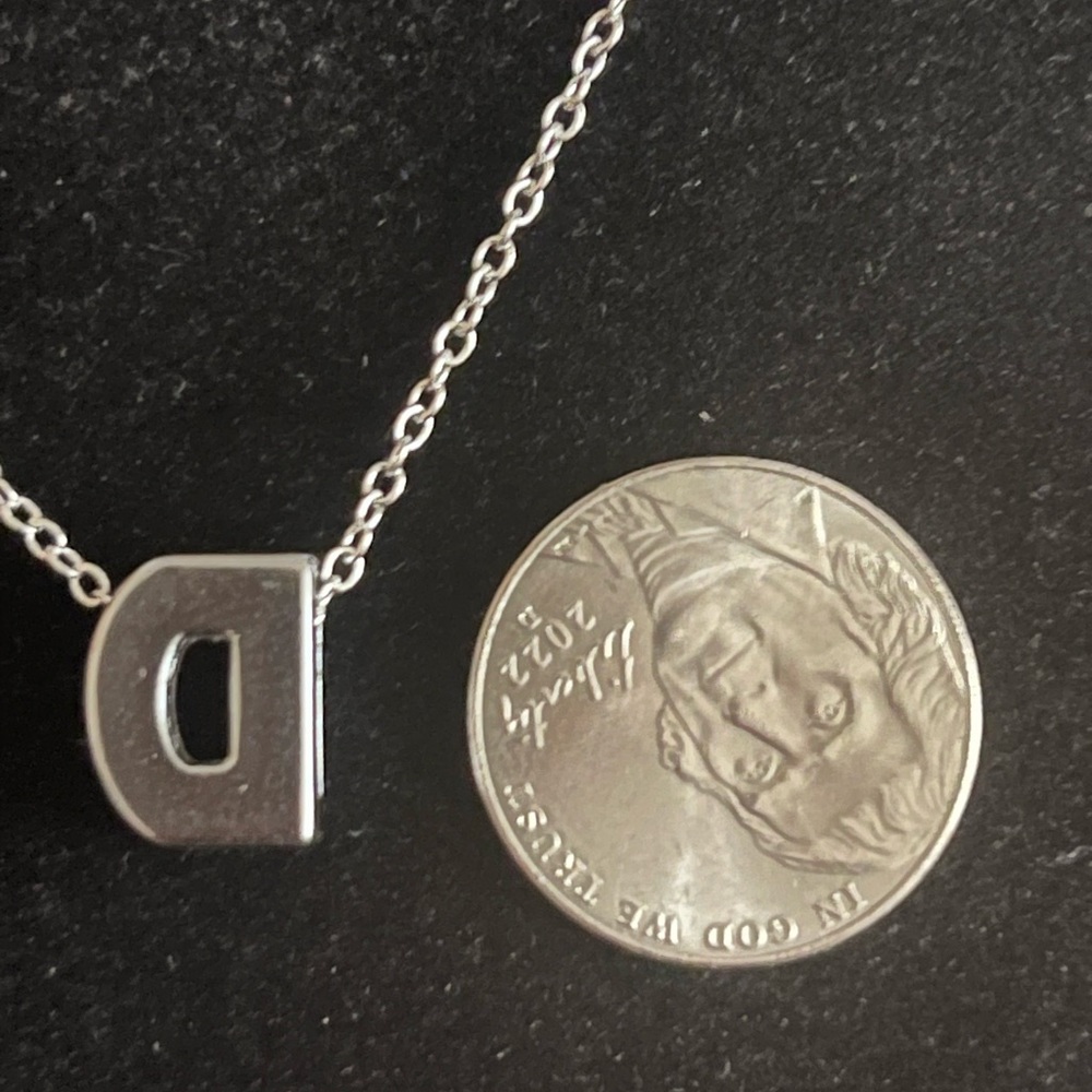 Necklace Charm Initial Pendant (“D”) - Picture 3 of 4